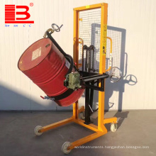 Cost-effective mini drum lifter electric stacker machine